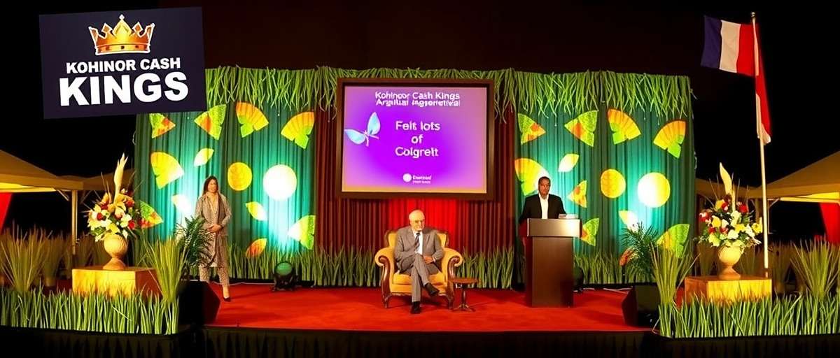 Kohinoor Cash Kings Harvest Festival event showing agricultural investments